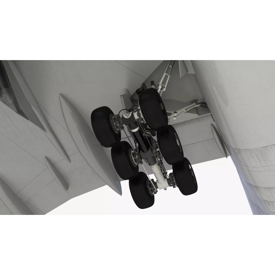 Boeing 777-200ER 3D Model – Rigged Aircraft for Animation, FBX, OBJ - View 20