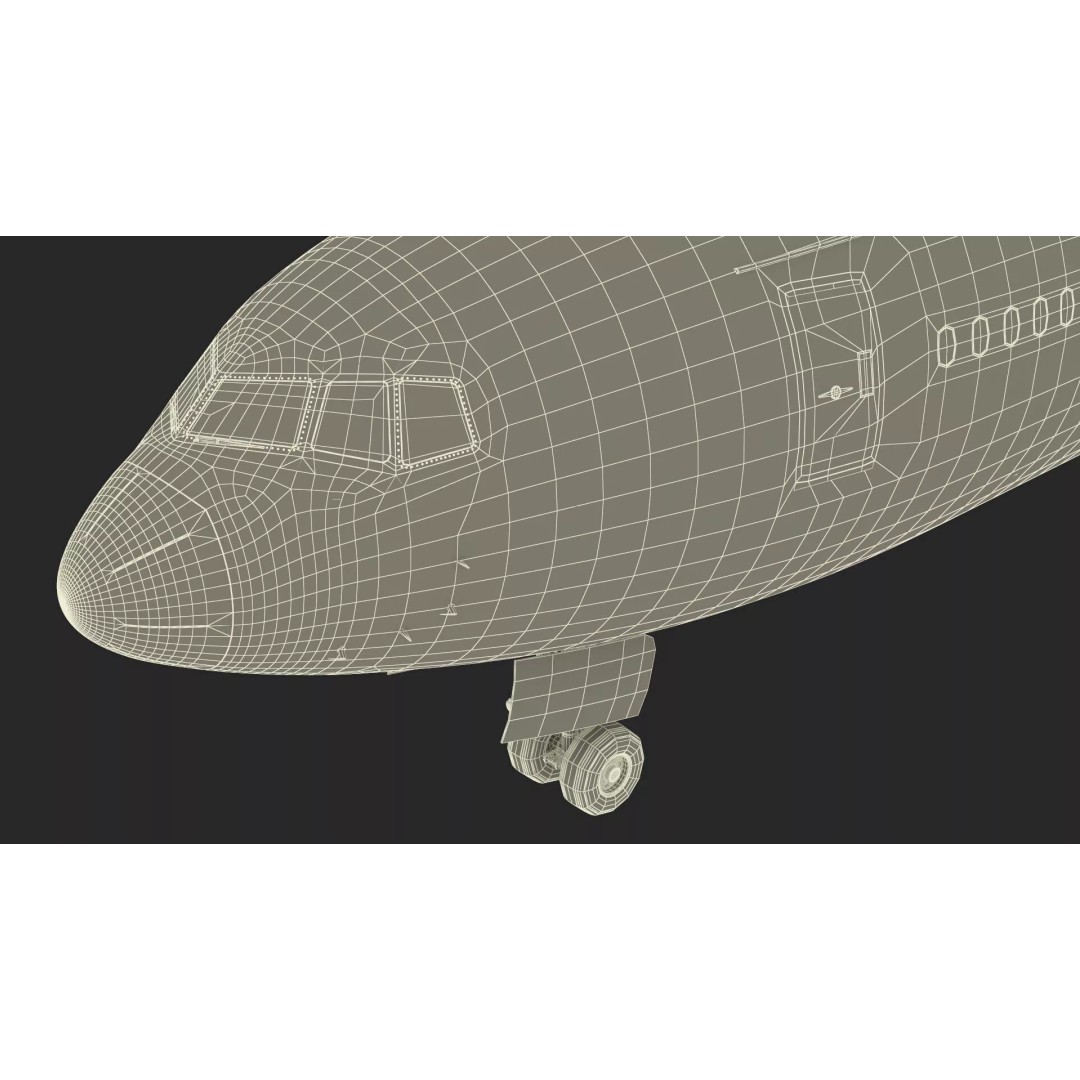 Boeing 777-200ER 3D Model – Rigged Aircraft for Animation, FBX, OBJ - View 37