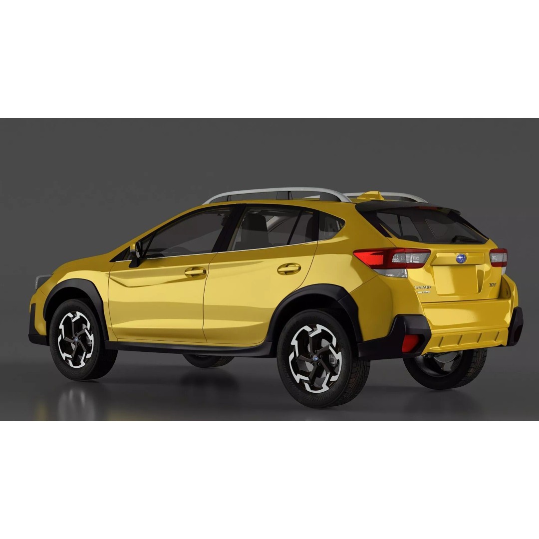 Subaru XV Hybrid Crossover 2020 3D Model – PBR SUV Asset, FBX - View 10