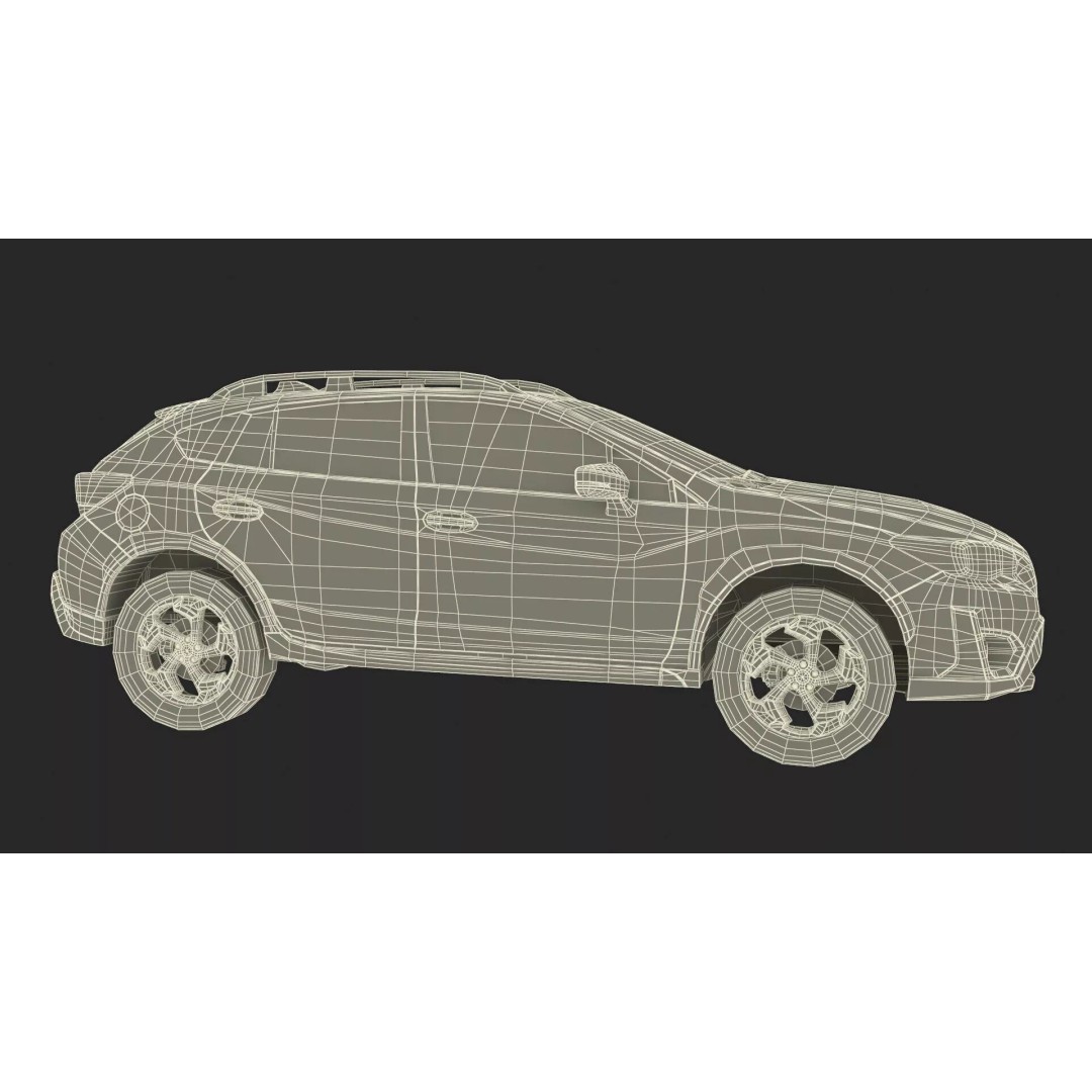 Subaru XV Hybrid Crossover 2020 3D Model – PBR SUV Asset, FBX - View 28