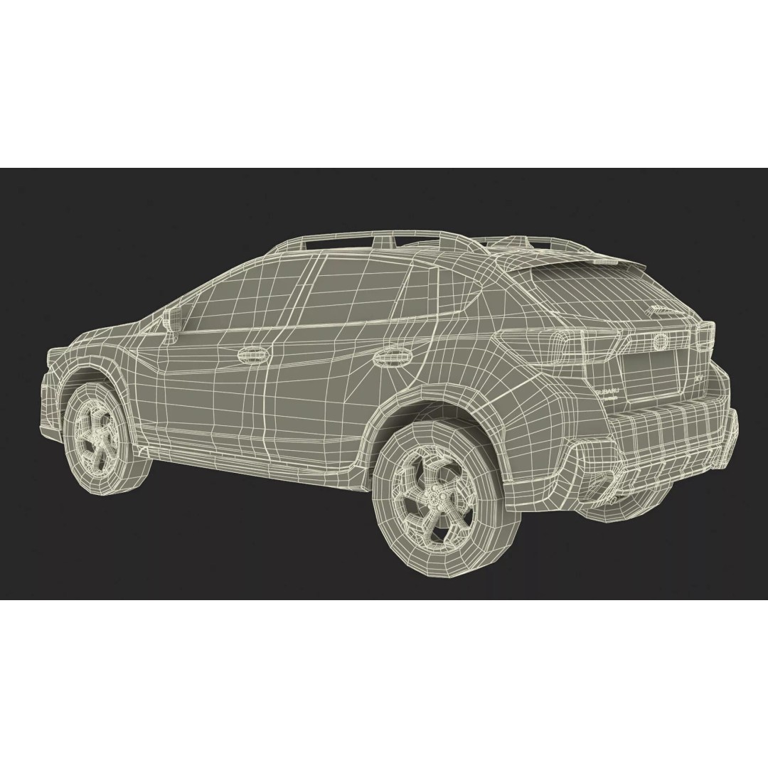 Subaru XV Hybrid Crossover 2020 3D Model – PBR SUV Asset, FBX - View 29