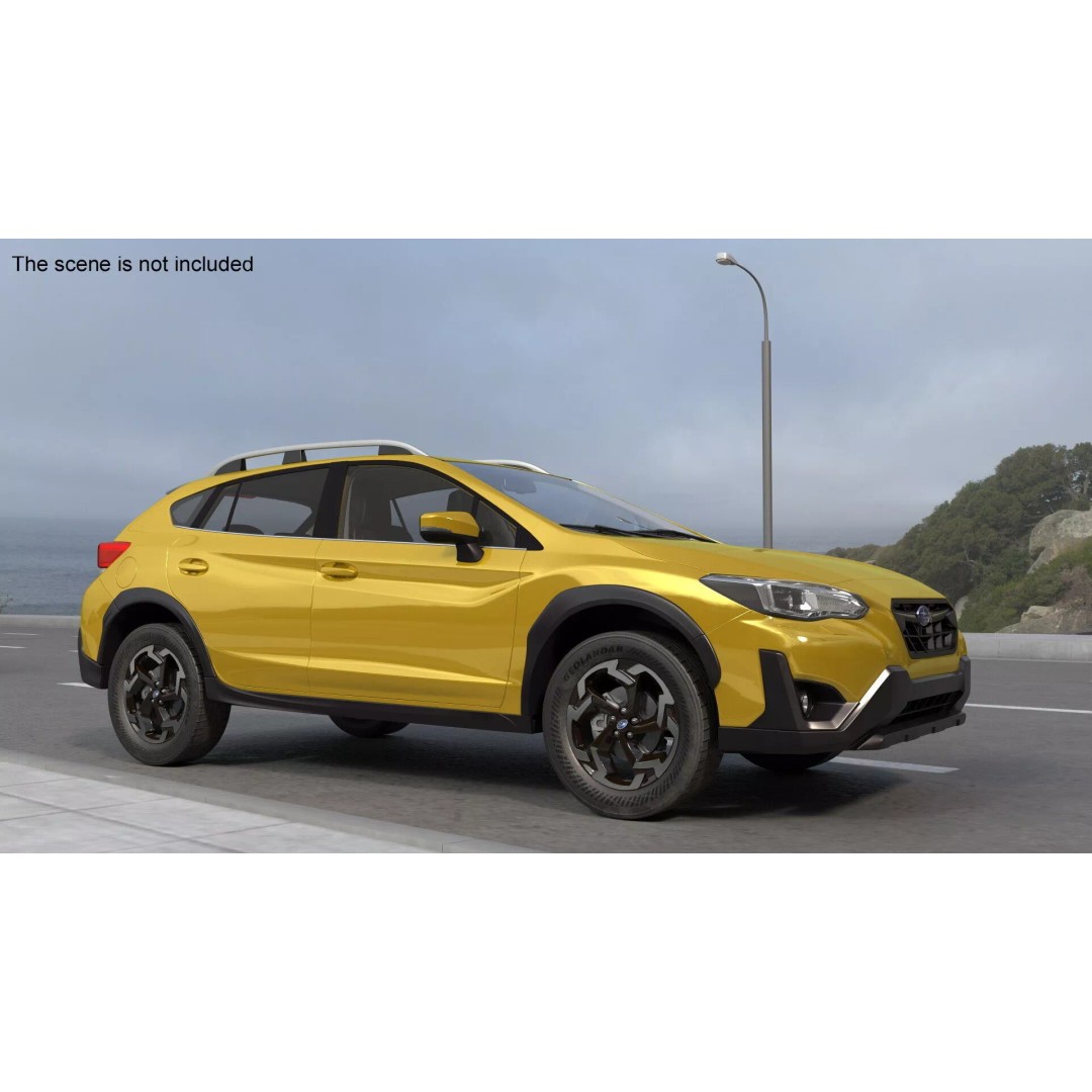 Subaru XV Hybrid Crossover 2020 3D Model – PBR SUV Asset, FBX - View 3