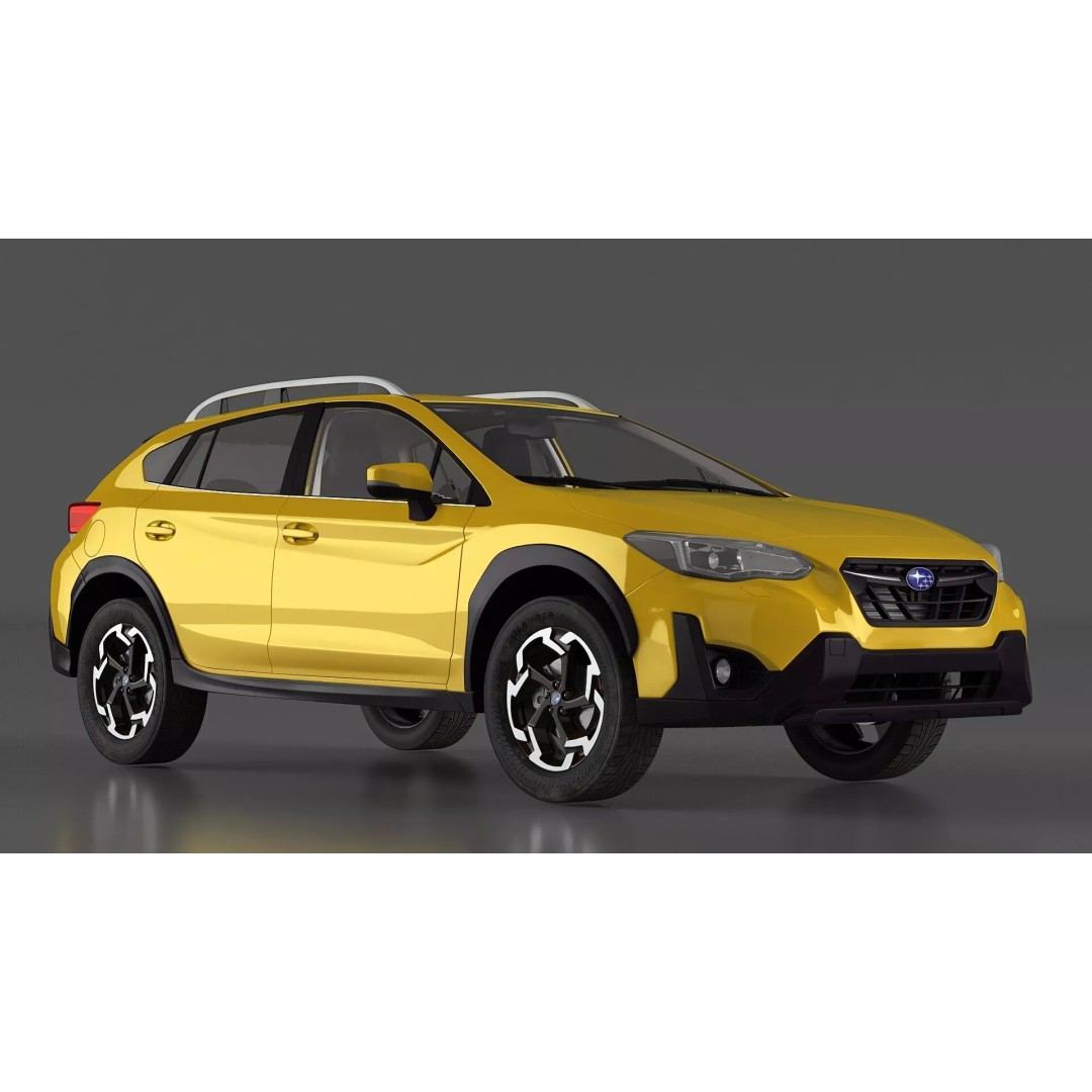 Subaru XV Hybrid Crossover 2020 3D Model – PBR SUV Asset, FBX - View 9