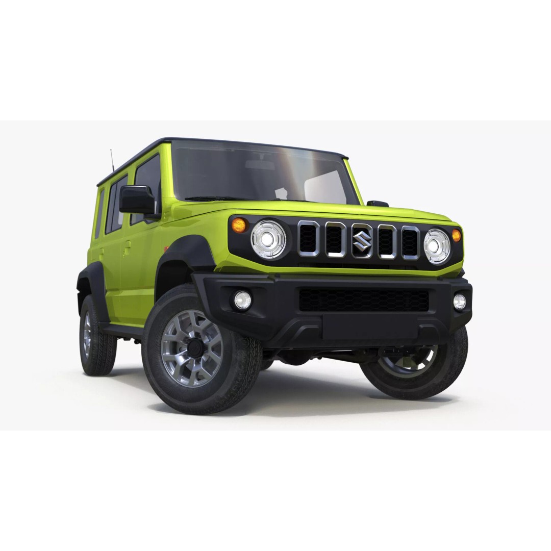 Suzuki Jimny 3D Model – Rigged Compact SUV with PBR Textures - View 15