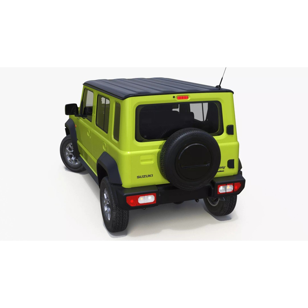 Suzuki Jimny 3D Model – Rigged Compact SUV with PBR Textures - View 16
