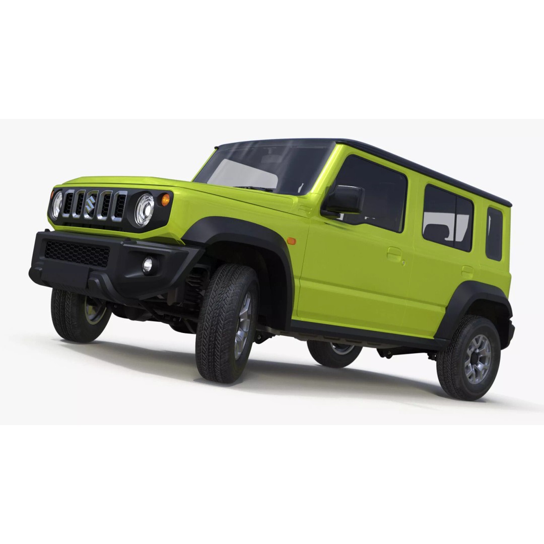 Suzuki Jimny 3D Model – Rigged Compact SUV with PBR Textures - View 24