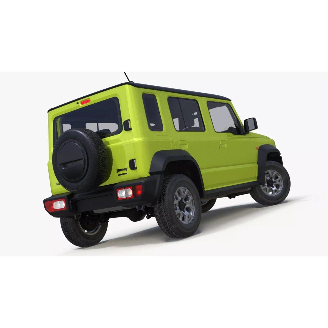 Suzuki Jimny 3D Model – Rigged Compact SUV with PBR Textures - View 25
