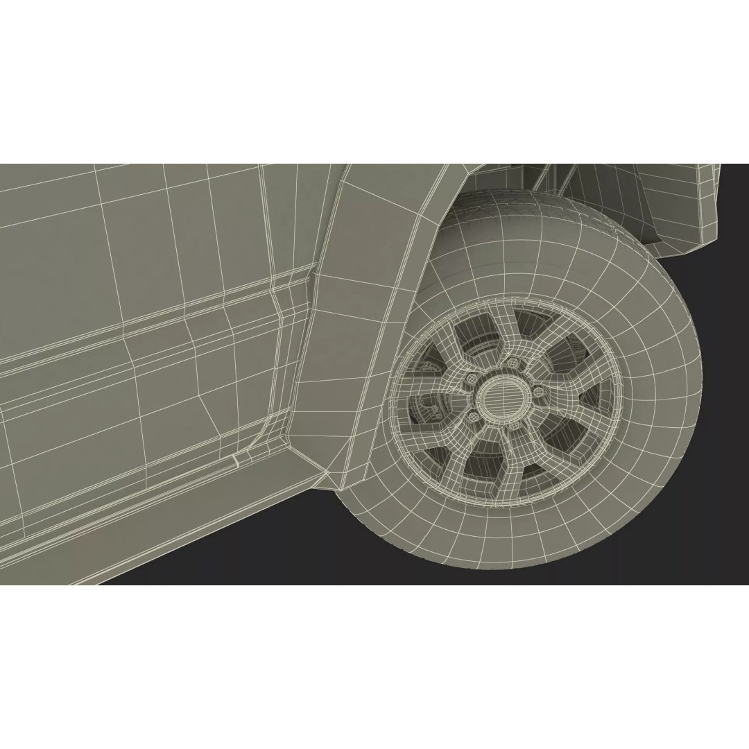 Suzuki Jimny 3D Model – Rigged Compact SUV with PBR Textures - View 39