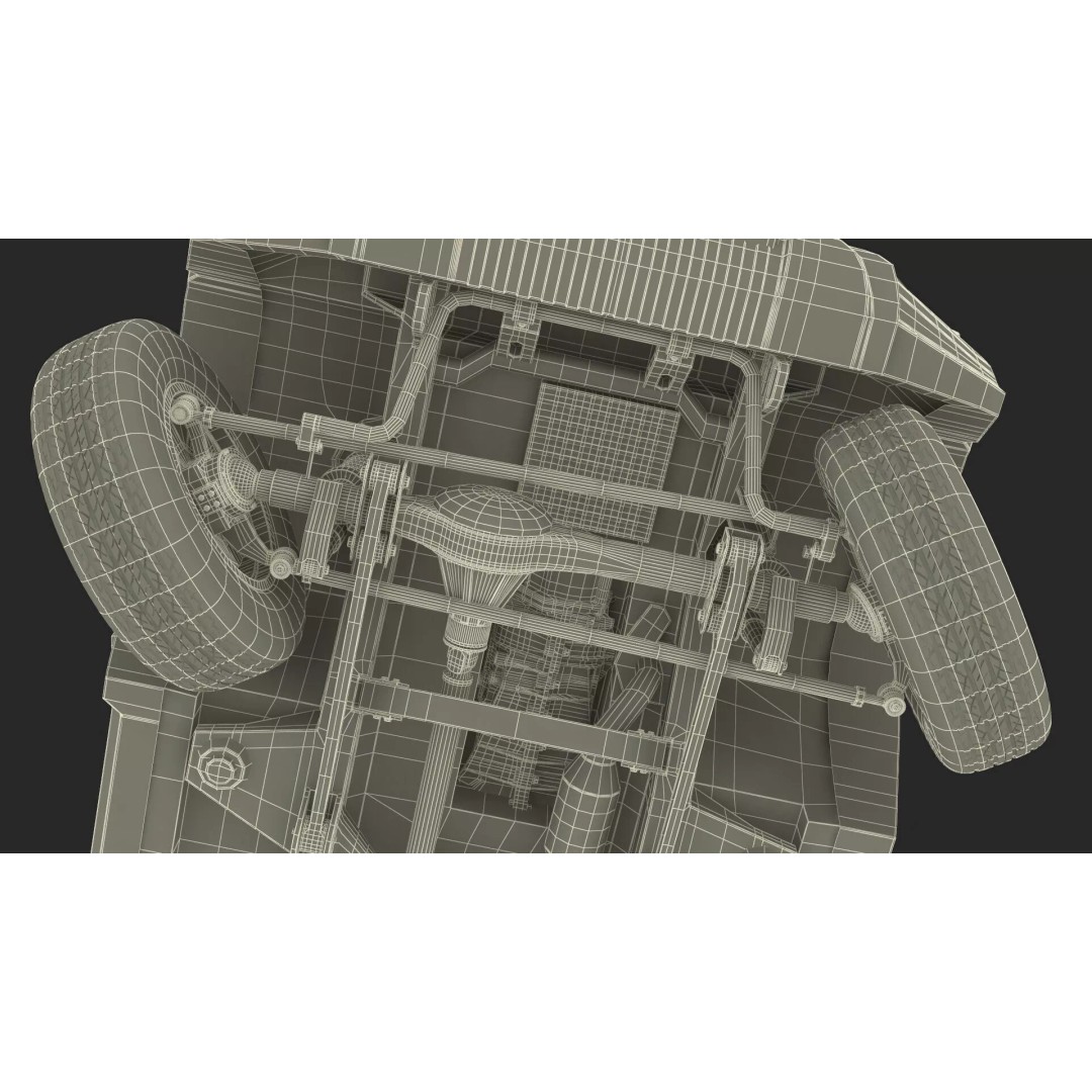 Suzuki Jimny 3D Model – Rigged Compact SUV with PBR Textures - View 44