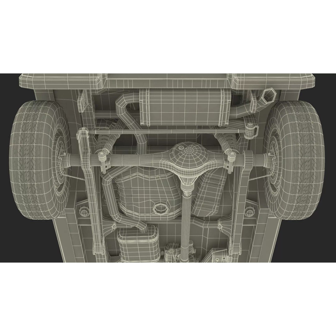 Suzuki Jimny 3D Model – Rigged Compact SUV with PBR Textures - View 45
