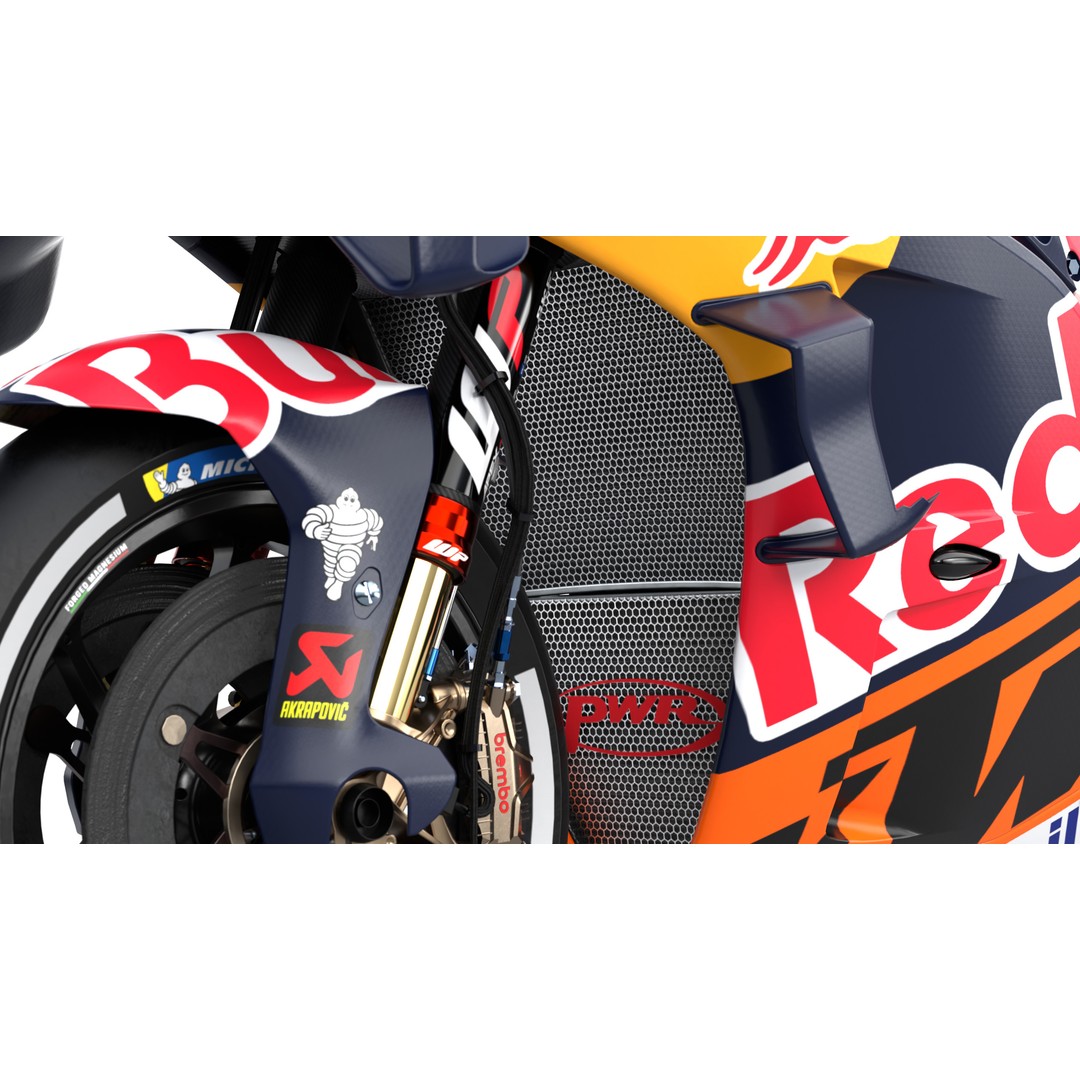 MotoGP KTM RC16 2023 3D Model – High Poly PBR Vehicle Asset, FBX/Blender - View 20