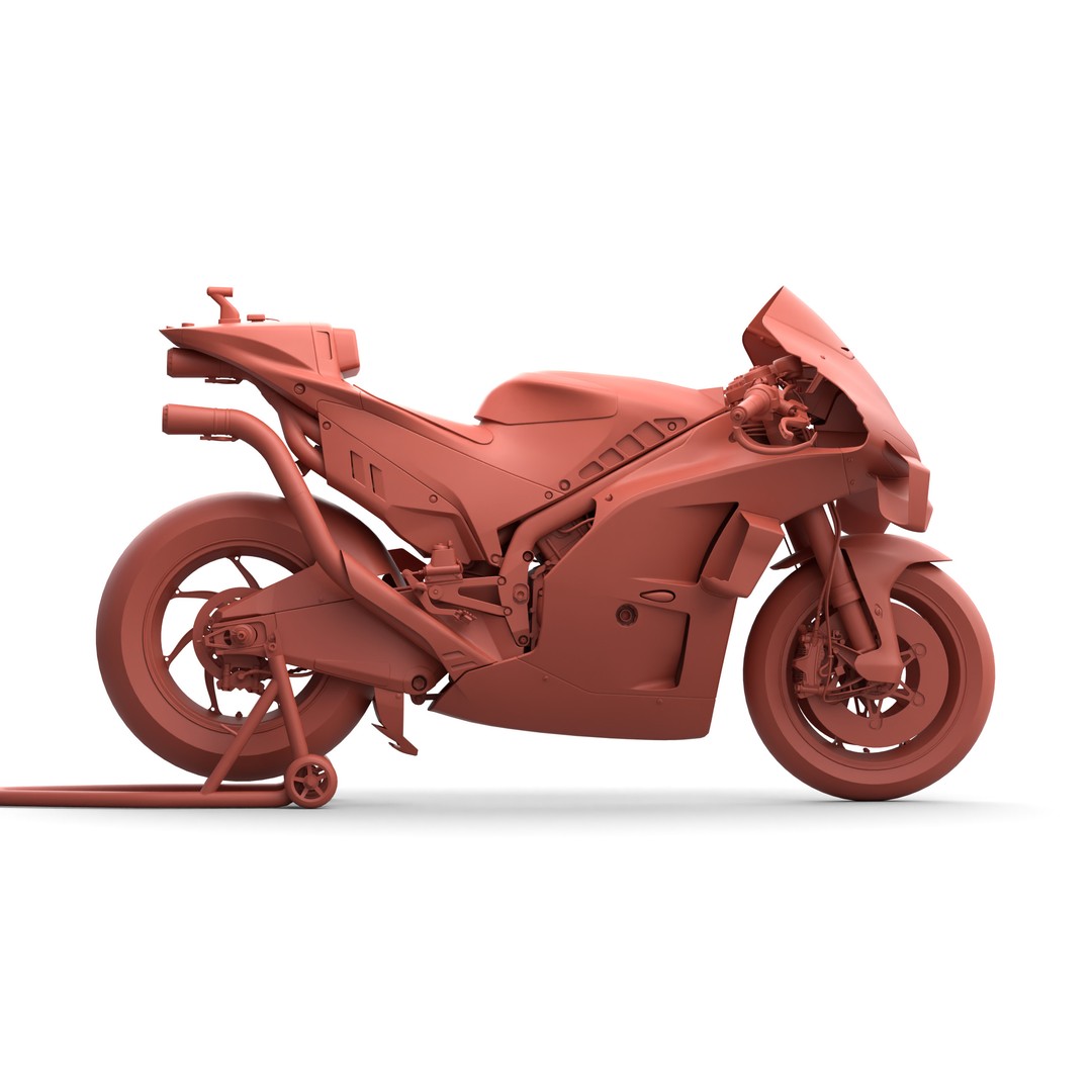 MotoGP KTM RC16 2023 3D Model – High Poly PBR Vehicle Asset, FBX/Blender - View 29