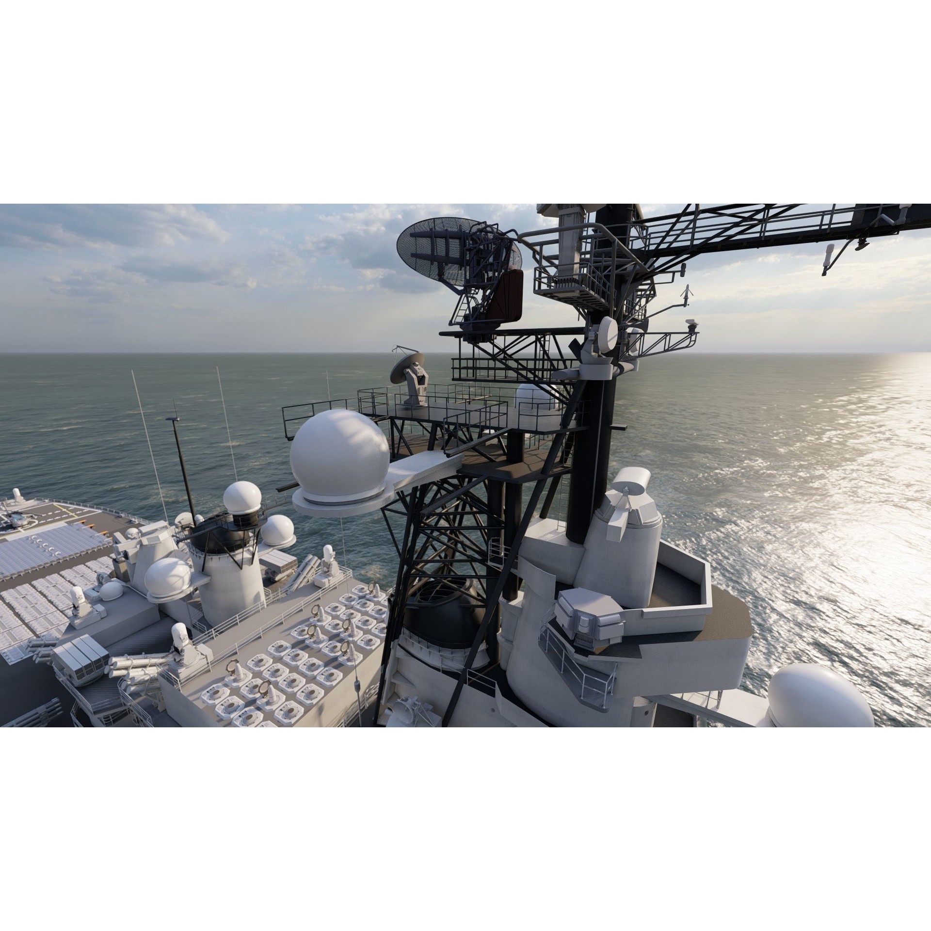 USS Missouri BB-63 - Game-Ready 3D Model - View 16