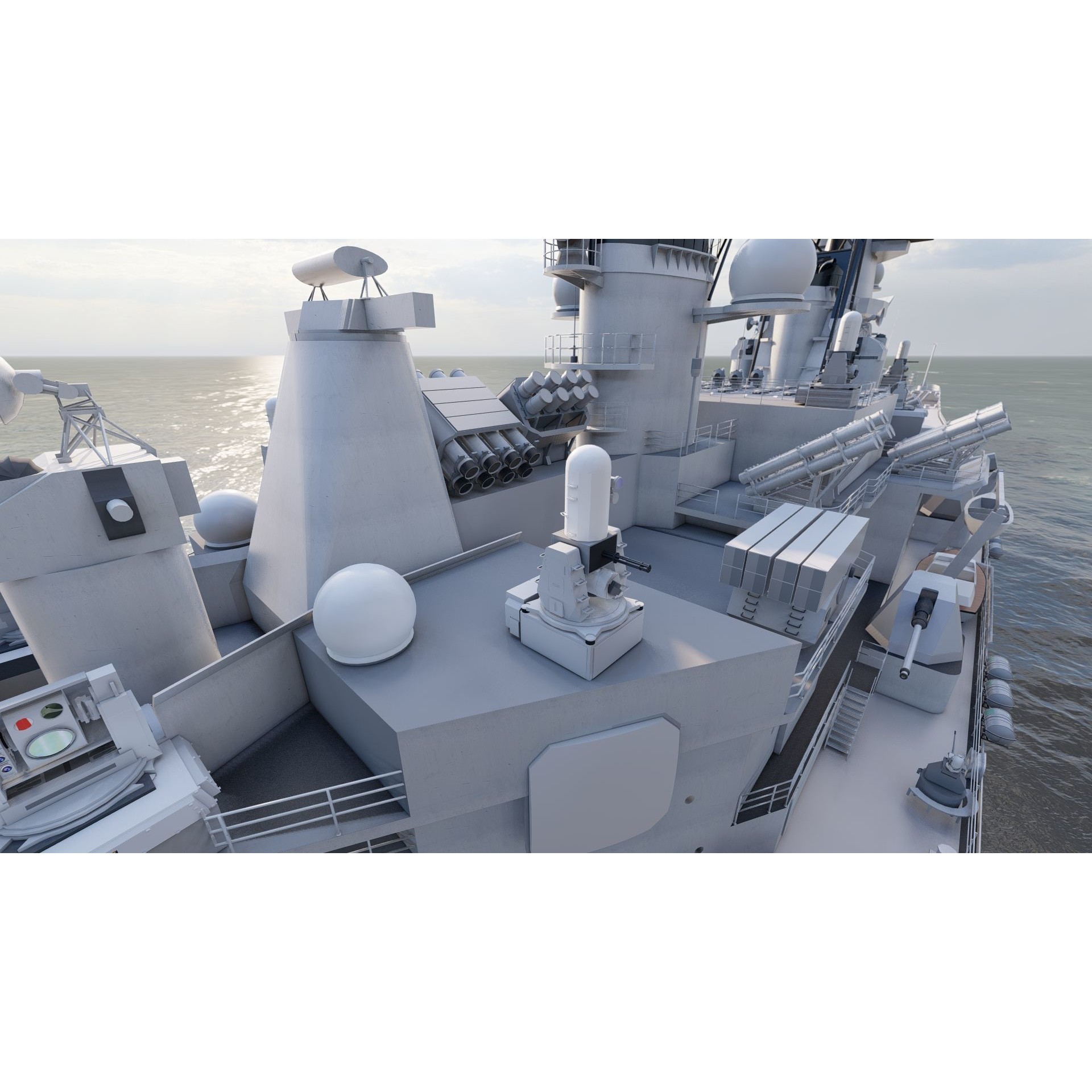 USS Missouri BB-63 - Game-Ready 3D Model - View 19