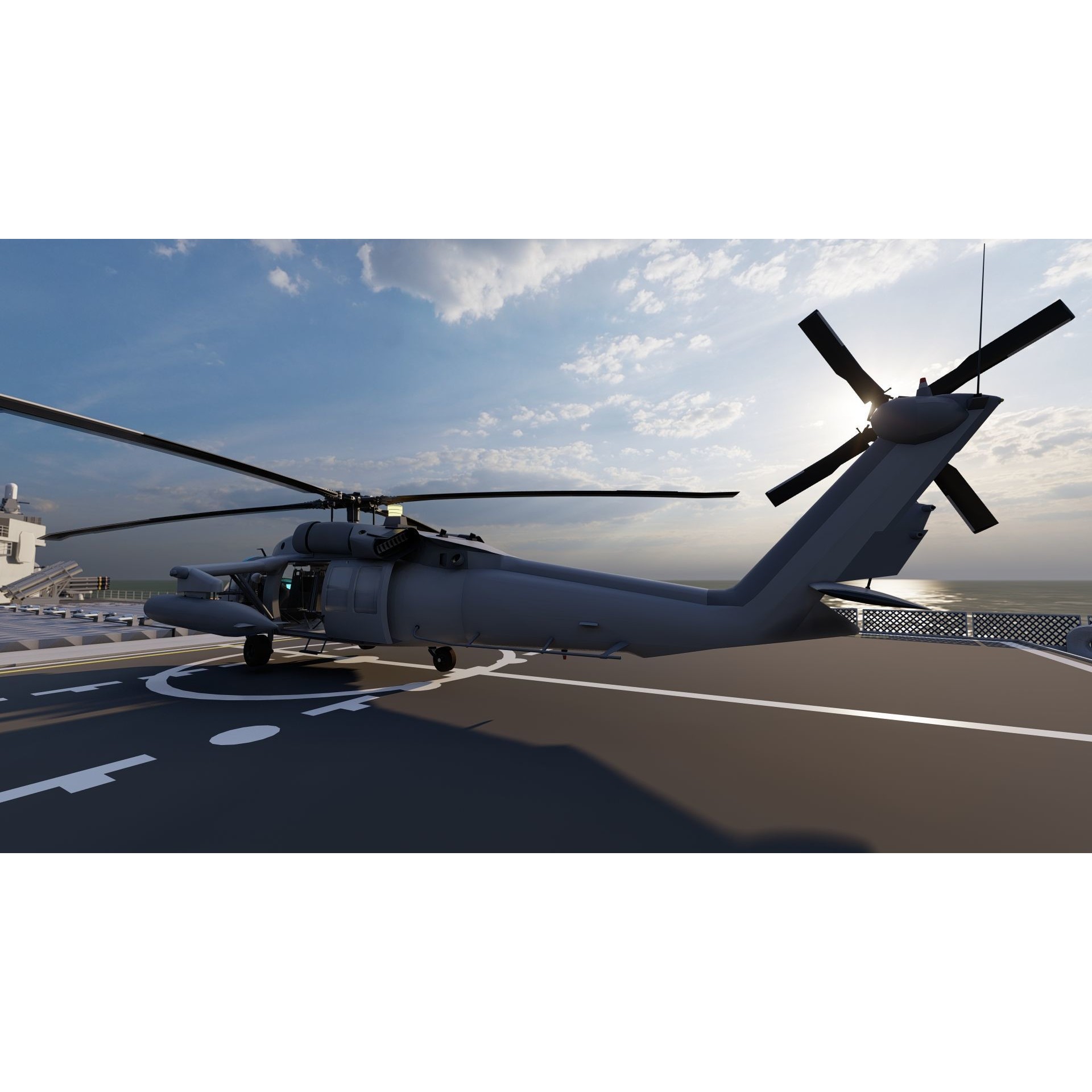 USS Missouri BB-63 - Game-Ready 3D Model - View 21