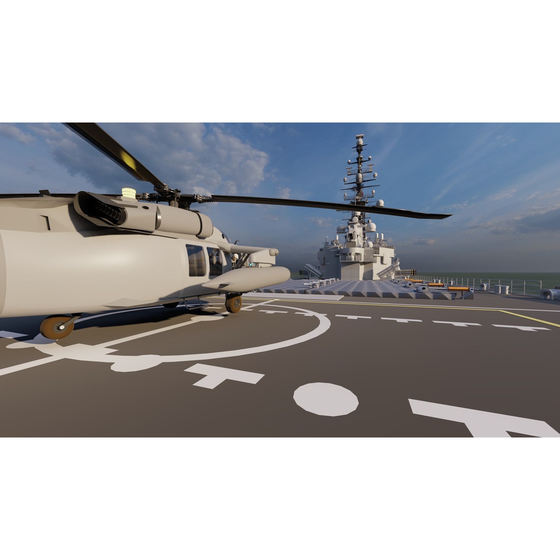 USS Missouri BB-63 - Game-Ready 3D Model - View 22