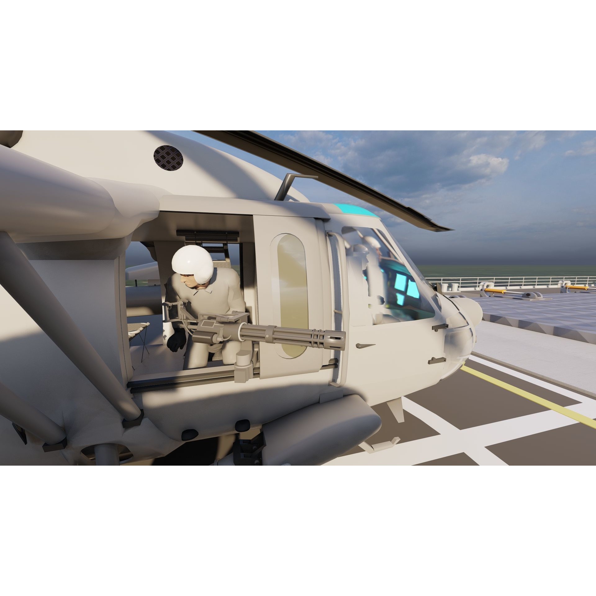 USS Missouri BB-63 - Game-Ready 3D Model - View 23