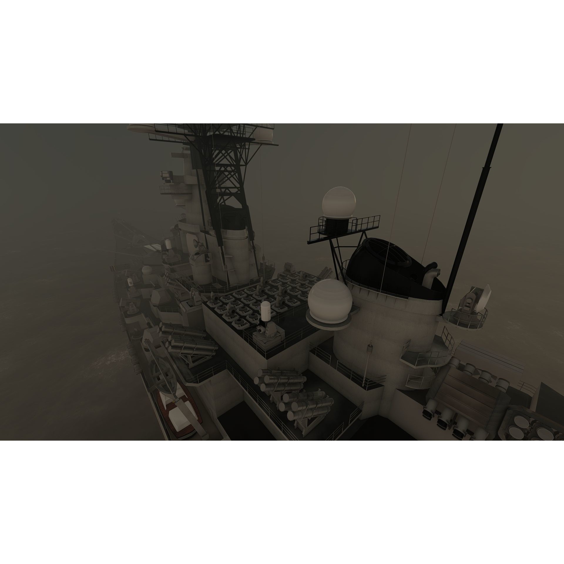 USS Missouri BB-63 - Game-Ready 3D Model - View 30