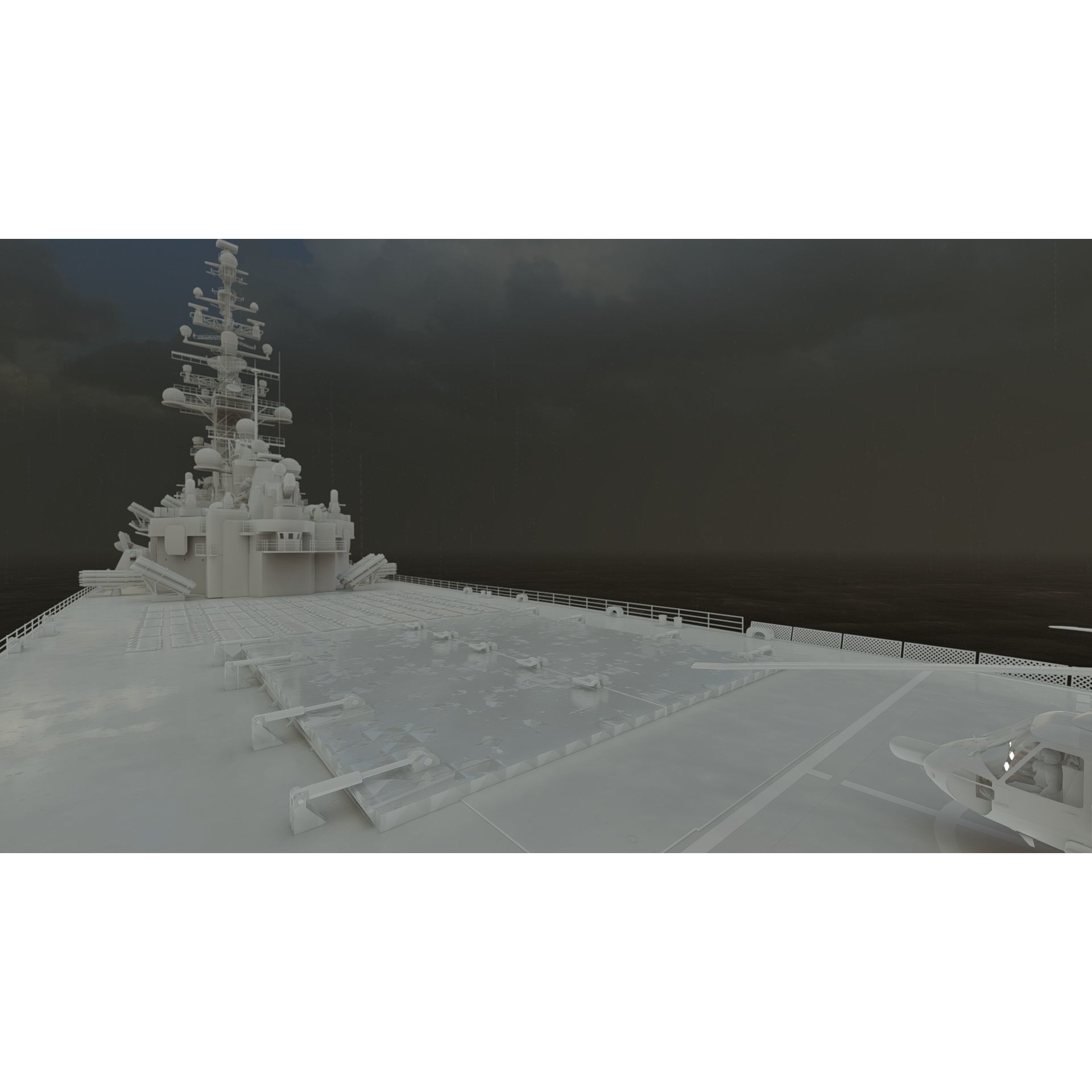 USS Missouri BB-63 - Game-Ready 3D Model - View 32