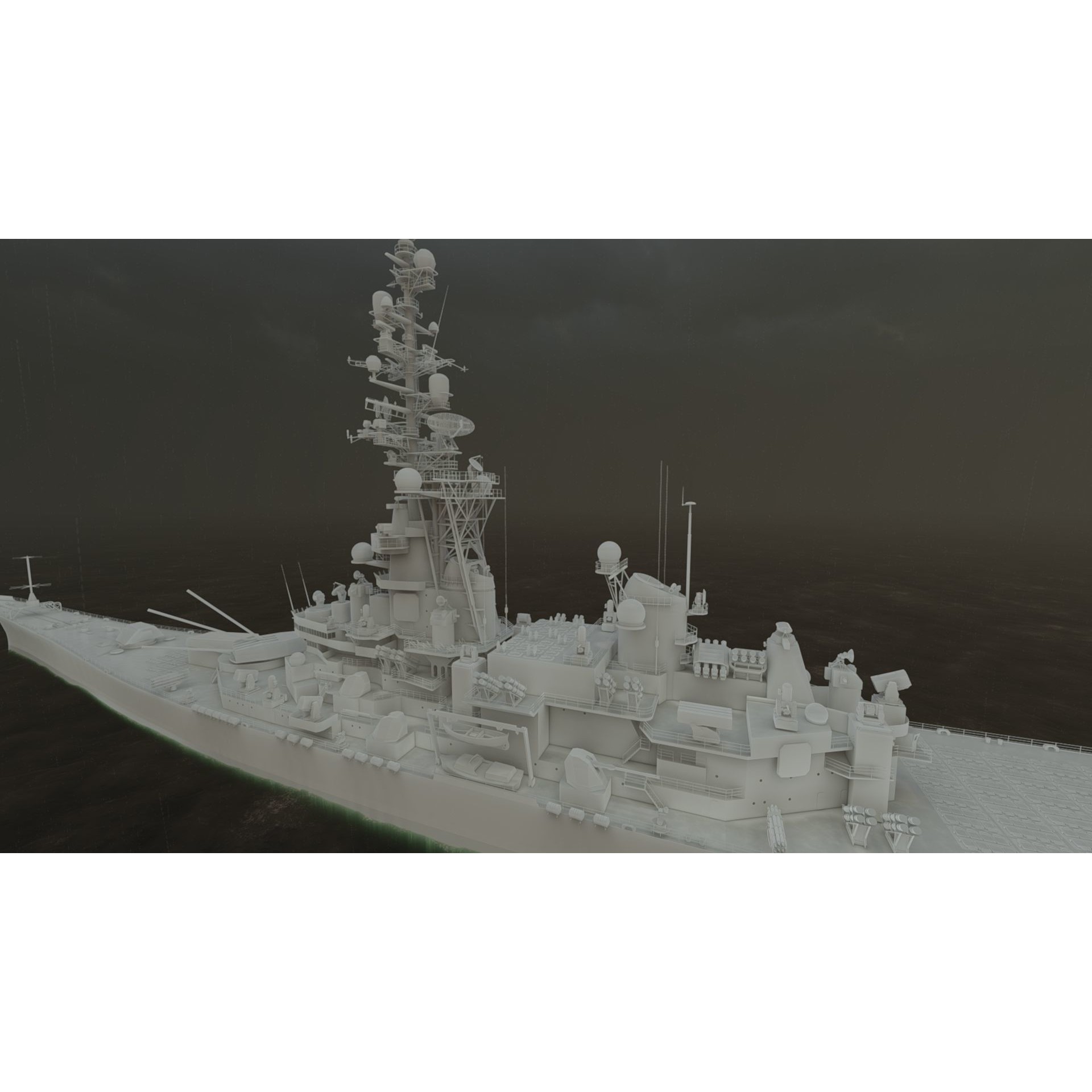 USS Missouri BB-63 - Game-Ready 3D Model - View 33