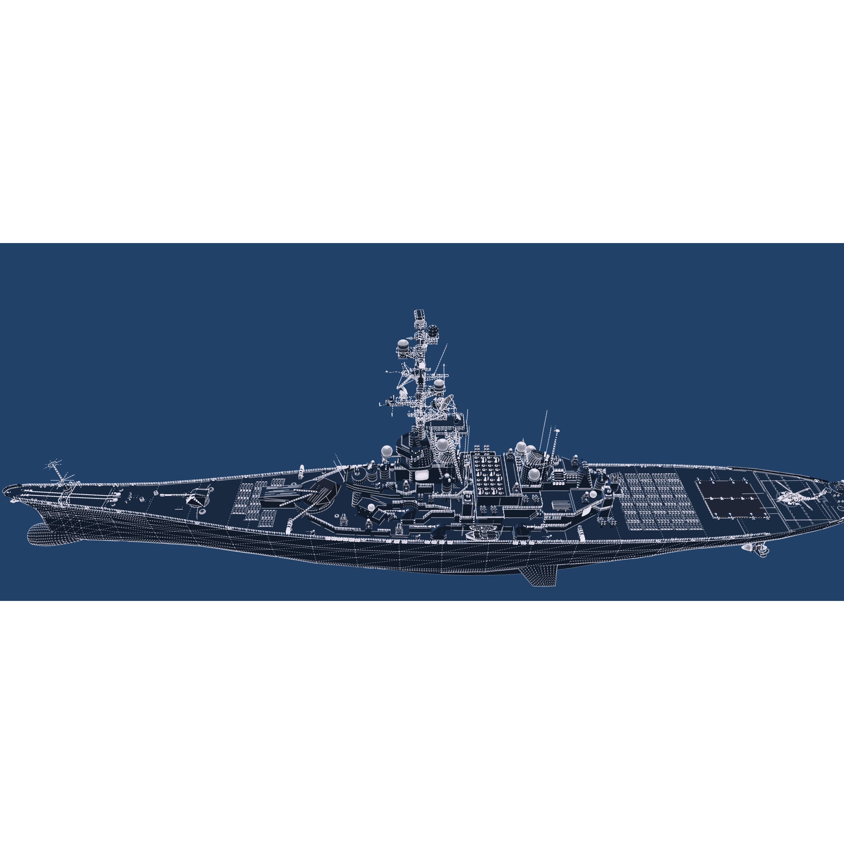 USS Missouri BB-63 - Game-Ready 3D Model - View 37