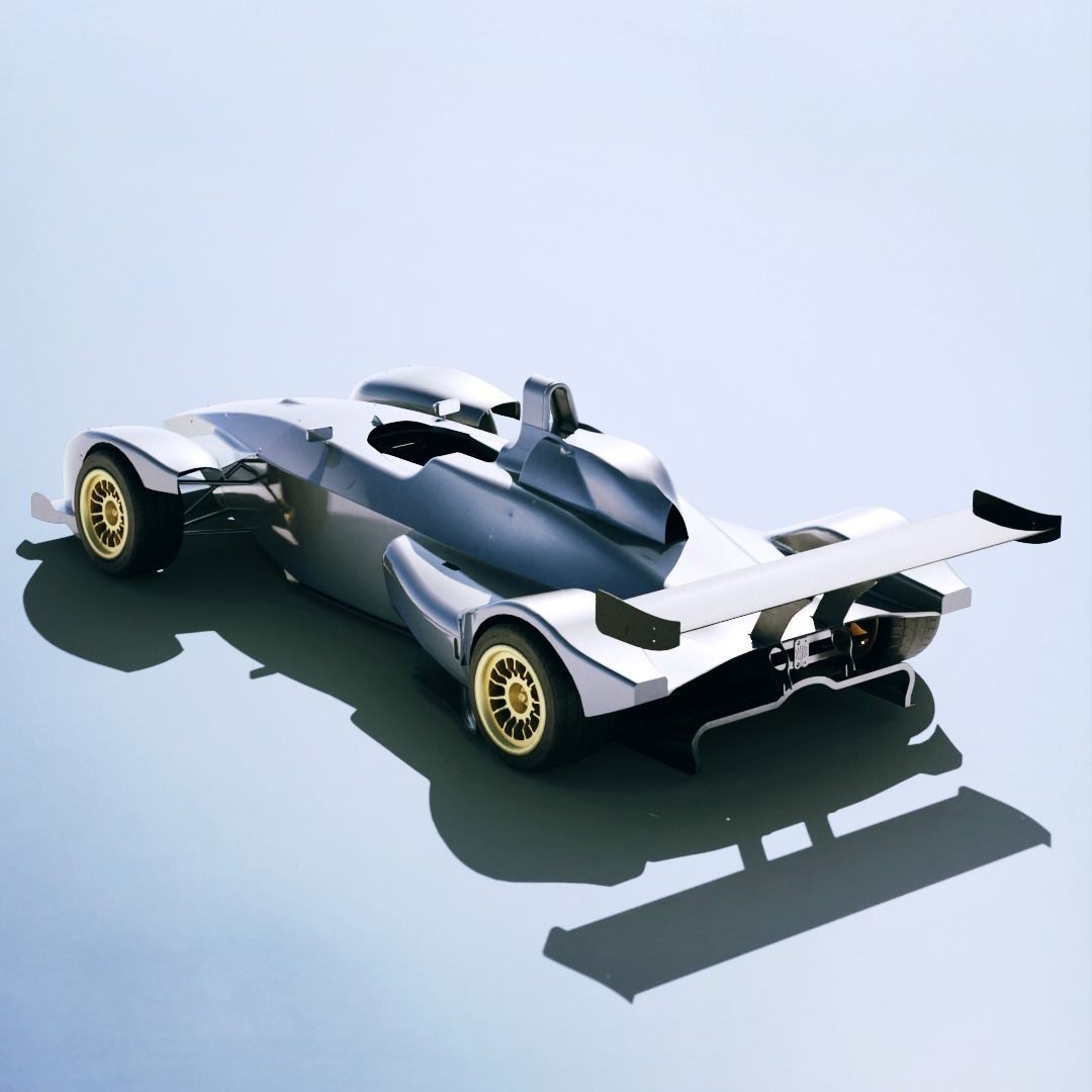 Wolf GB08 3D Model – High Poly Racing Car with PBR Textures - View 3