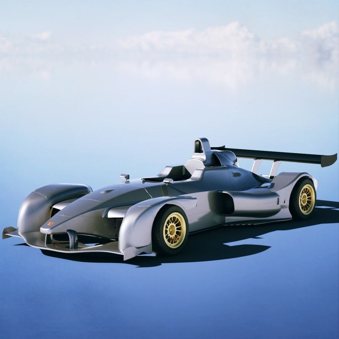 Wolf GB08 3D Model – High Poly Racing Car with PBR Textures - View 5