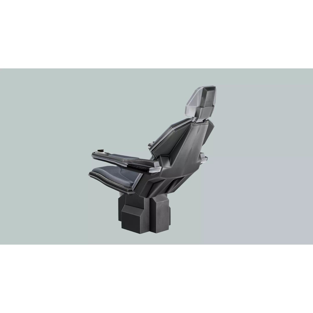 Sci-Fi Chair MM 3D Model – Low Poly Game Asset, FBX, OBJ - View 6