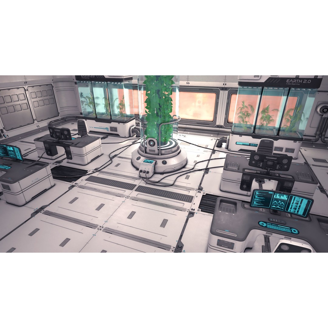 Sci-Fi Laboratory 3D Model – Futuristic Lab Interior, PBR Textures - View 8