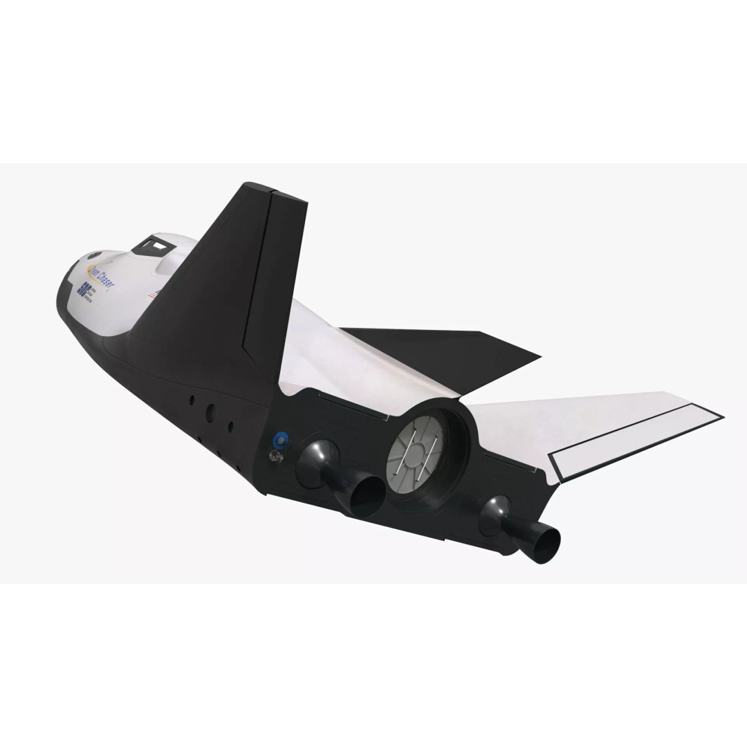 Dream Chaser Orbital Spaceplane 3D Model – PBR Textured, FBX - View 7