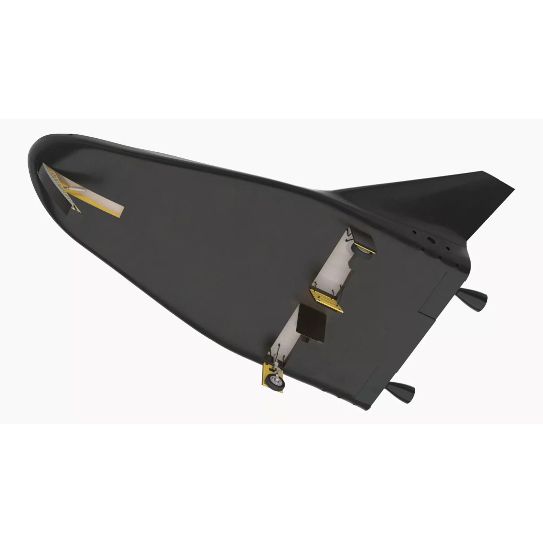 Dream Chaser Orbital Spaceplane 3D Model – PBR Textured, FBX - View 9