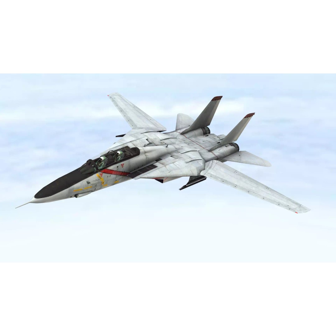 Fighter Jet 3D Model – Low-Poly Game Asset, FBX and Blender - View 10