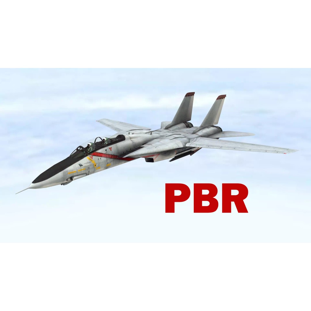 Fighter Jet 3D Model – Low-Poly Game Asset, FBX and Blender - View 2