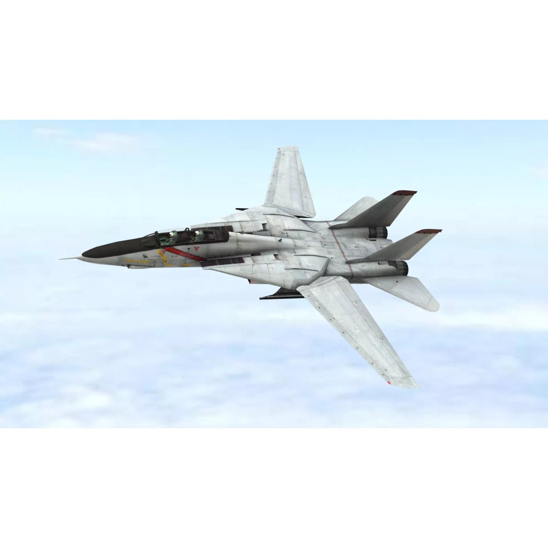 Fighter Jet 3D Model – Low-Poly Game Asset, FBX and Blender - View 3
