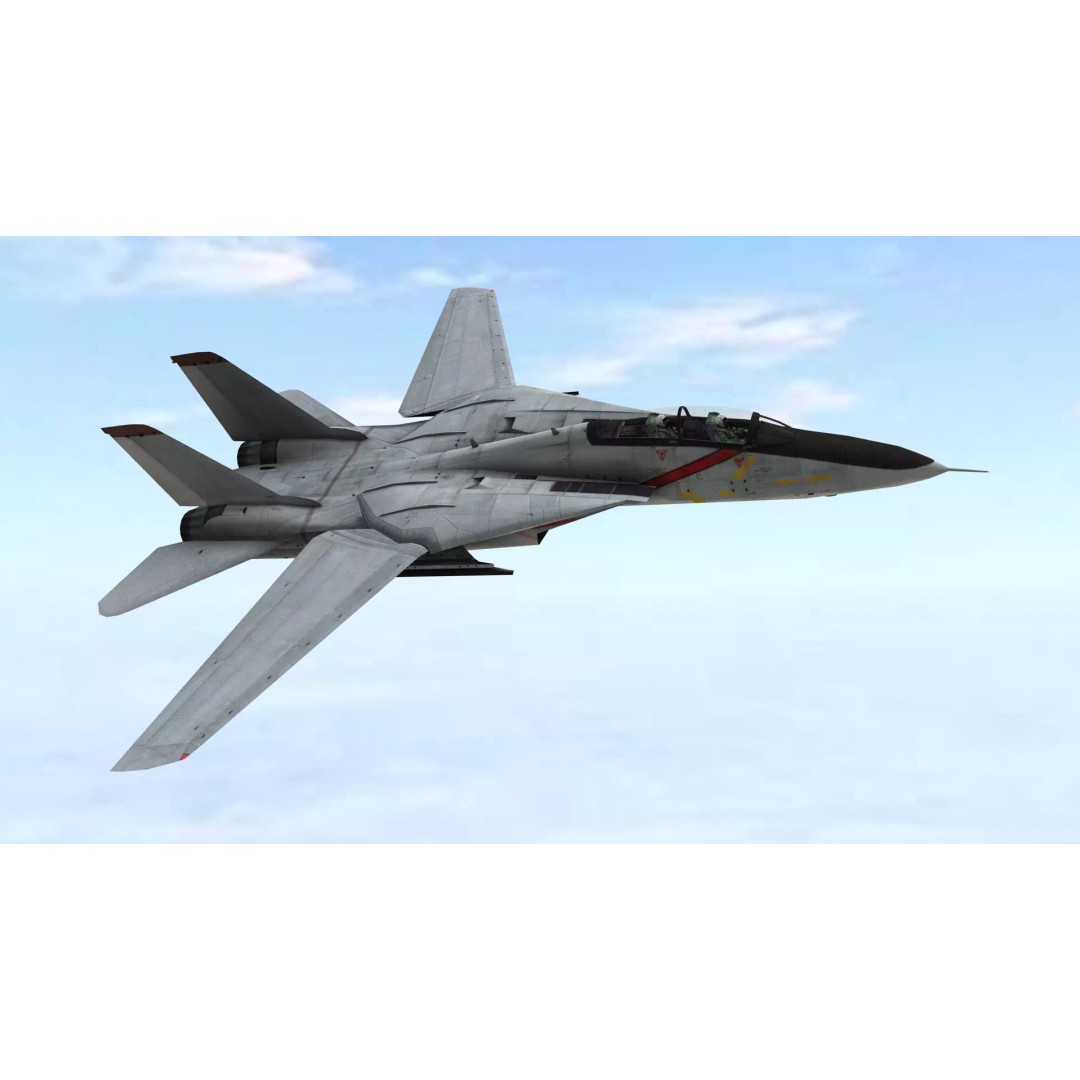 Fighter Jet 3D Model – Low-Poly Game Asset, FBX and Blender - View 5
