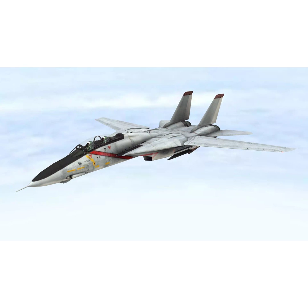 Fighter Jet 3D Model – Low-Poly Game Asset, FBX and Blender - View 6