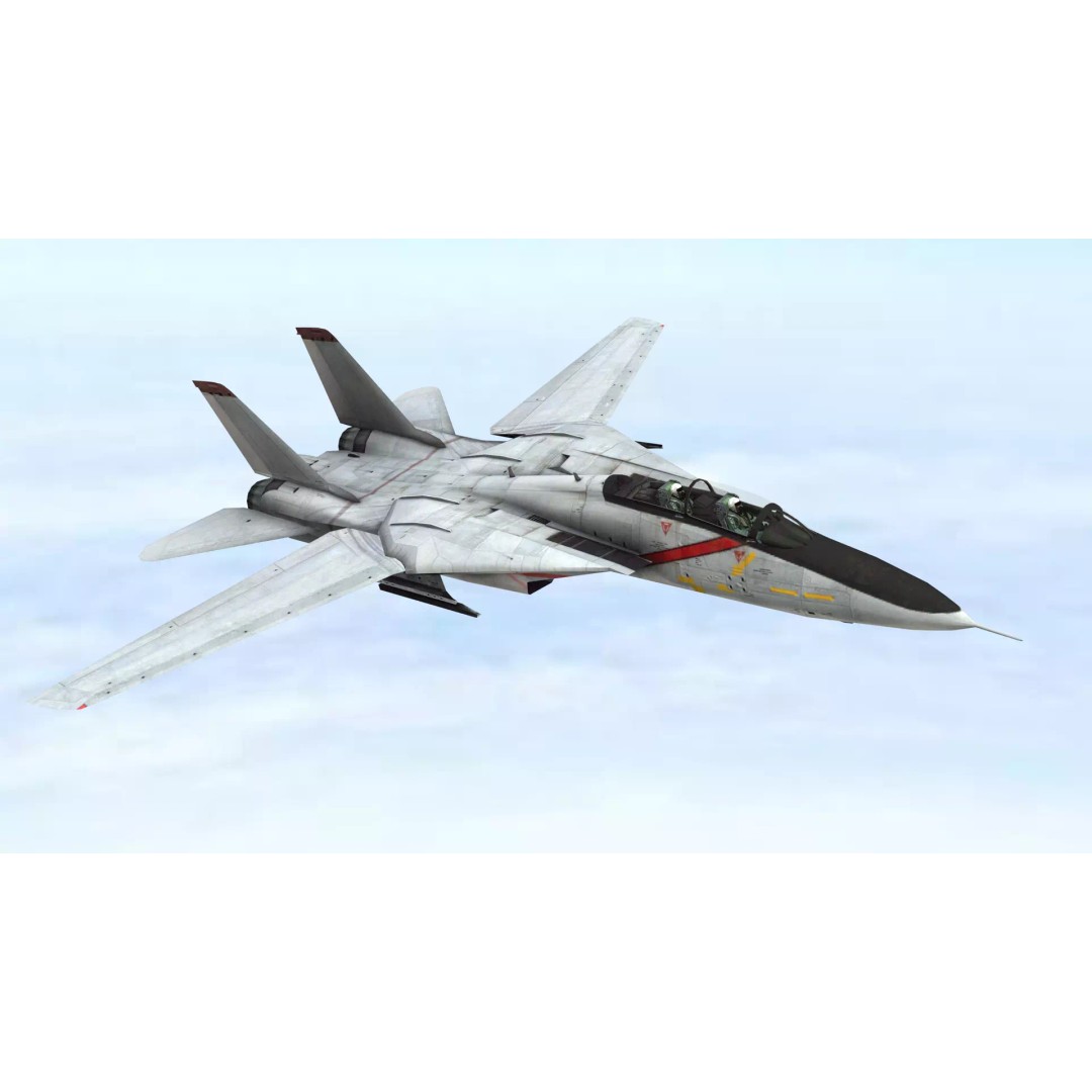 Fighter Jet 3D Model – Low-Poly Game Asset, FBX and Blender - View 7