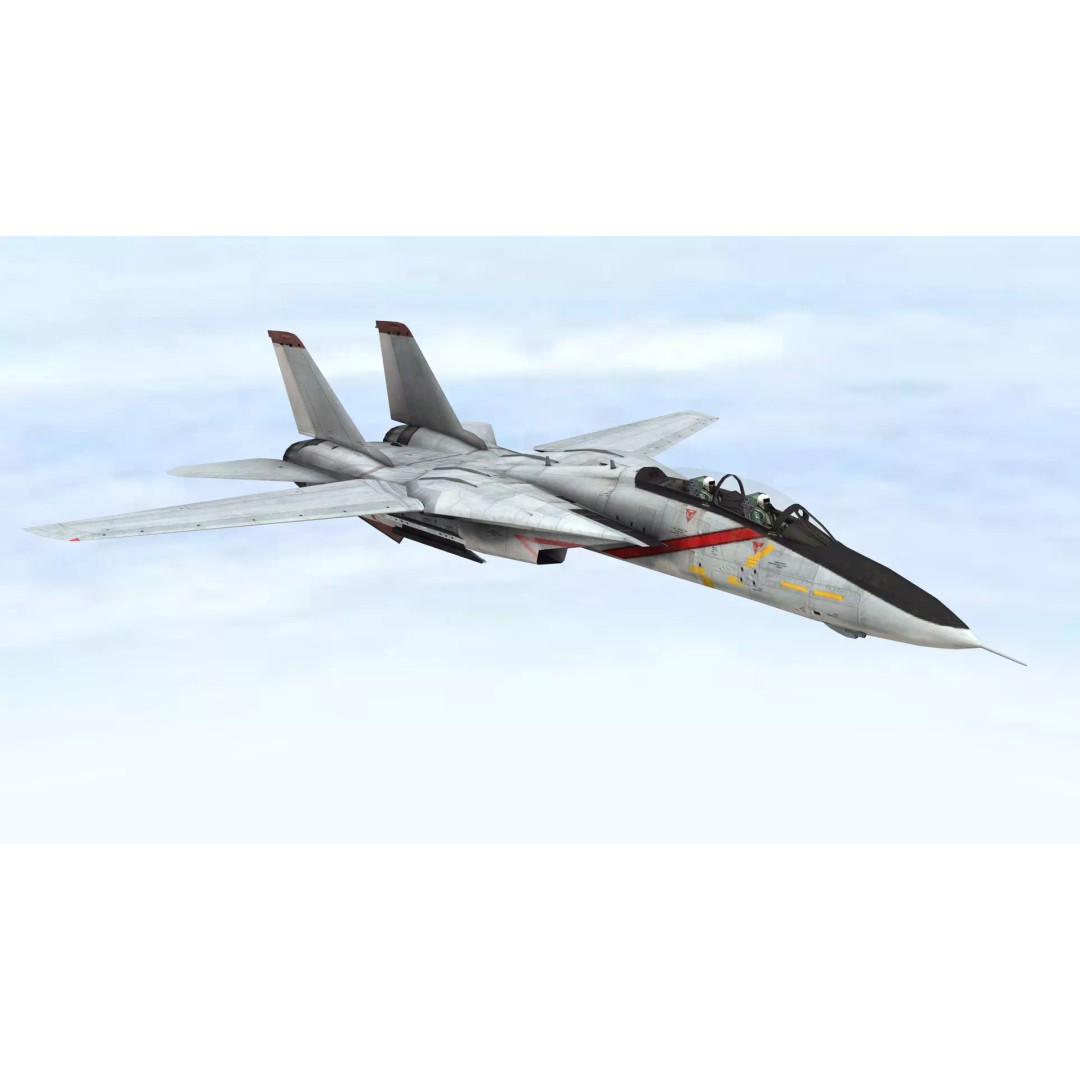Fighter Jet 3D Model – Low-Poly Game Asset, FBX and Blender - View 8