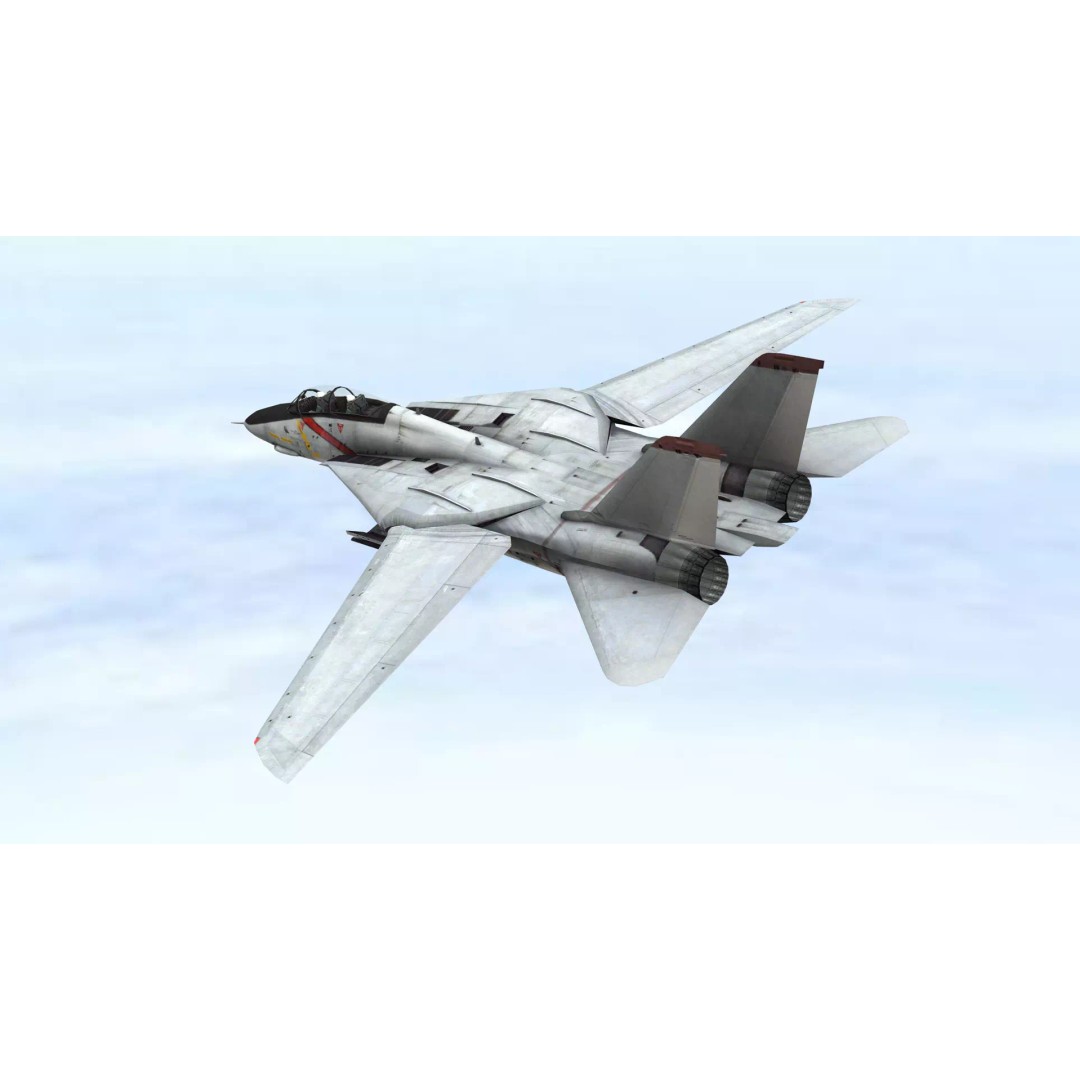 Fighter Jet 3D Model – Low-Poly Game Asset, FBX and Blender - View 9