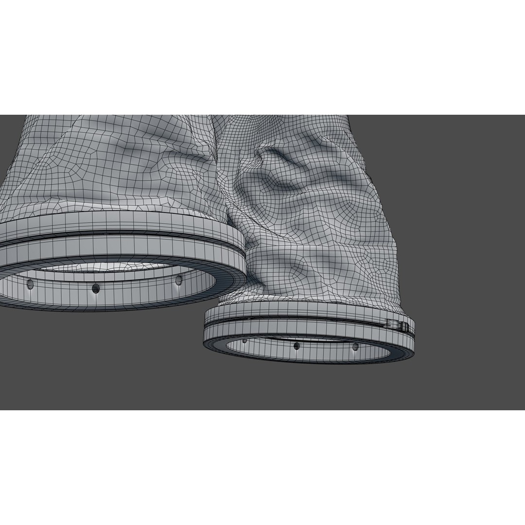 Apollo 11 Gloves 3D Model – High Poly NASA EVA Space Gloves, FBX, OBJ, Blender