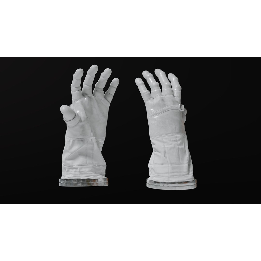 Apollo 11 Gloves 3D Model – High Poly NASA EVA Space Gloves, FBX, OBJ, Blender - View 20