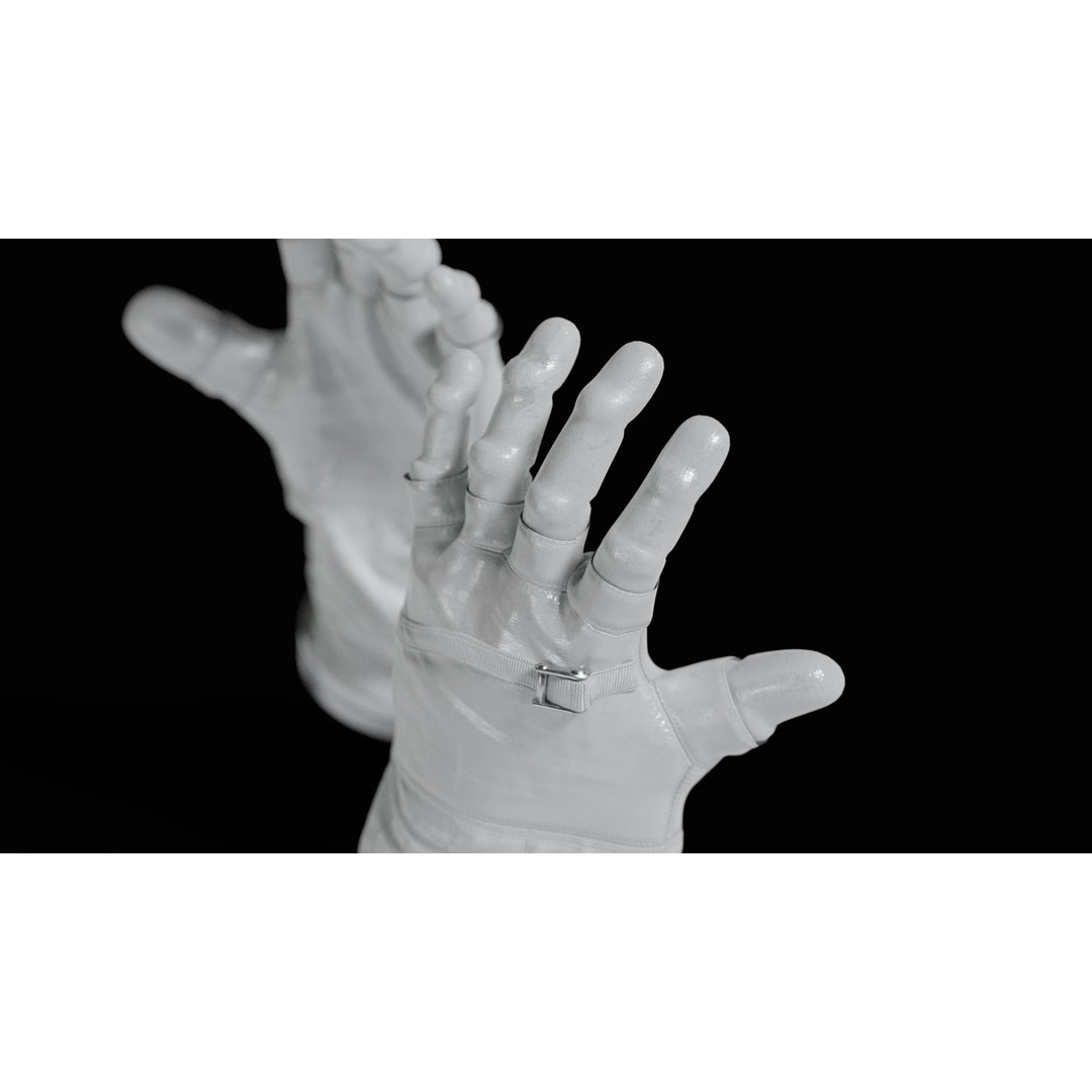 Apollo 11 Gloves 3D Model – High Poly NASA EVA Space Gloves, FBX, OBJ, Blender - View 23