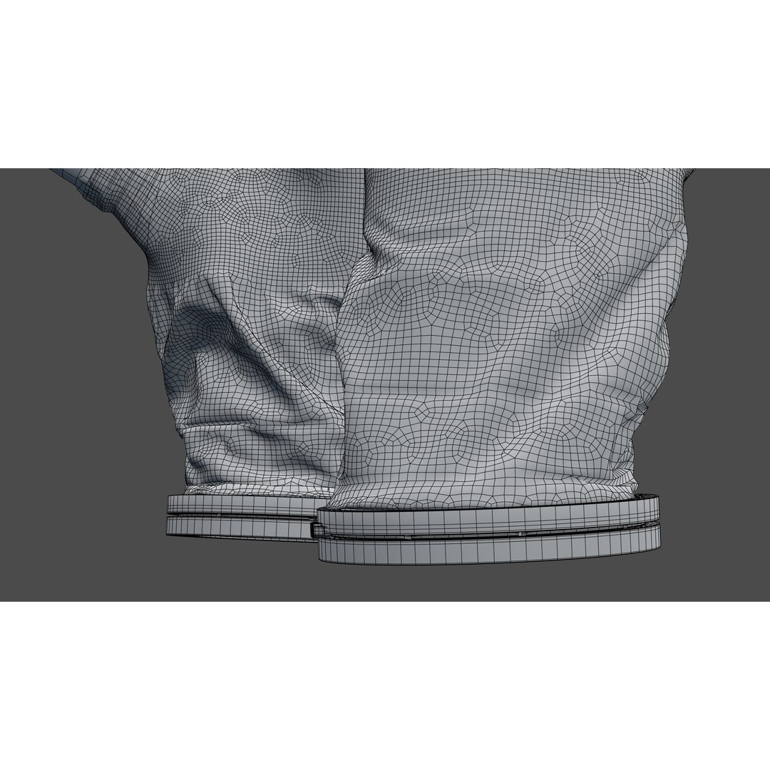 Apollo 11 Gloves 3D Model – High Poly NASA EVA Space Gloves, FBX, OBJ, Blender - View 36