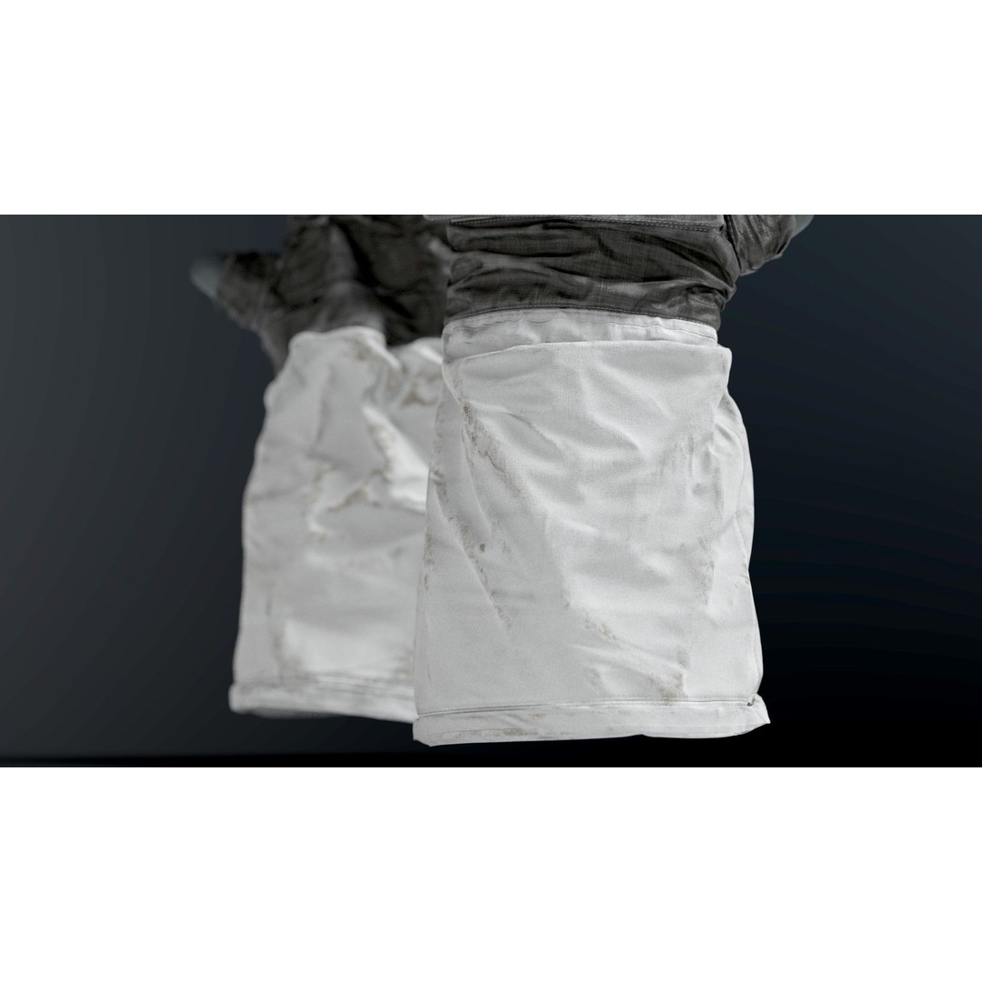 Apollo 11 Gloves 3D Model – High Poly NASA EVA Space Gloves, FBX, OBJ, Blender - View 7