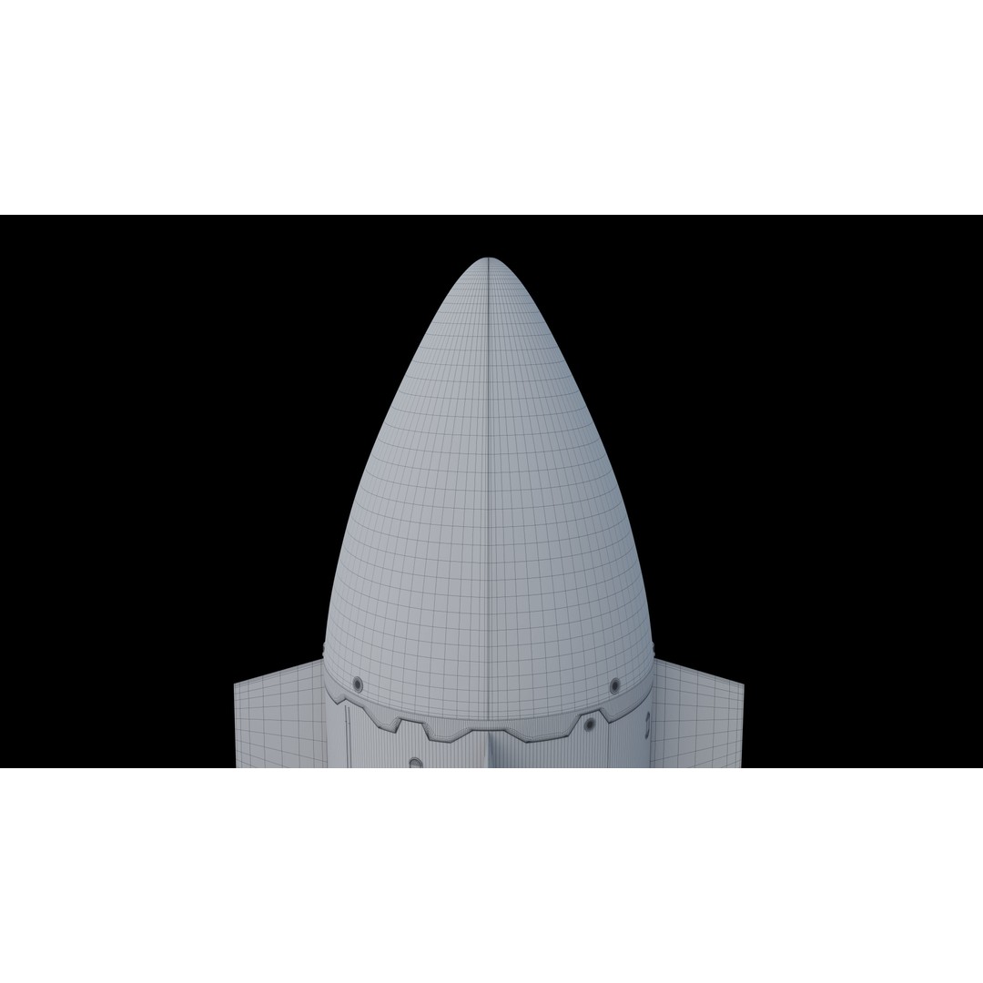 Neutron Rocket 3D Model – Rigged PBR Asset for Animation, FBX - View 10