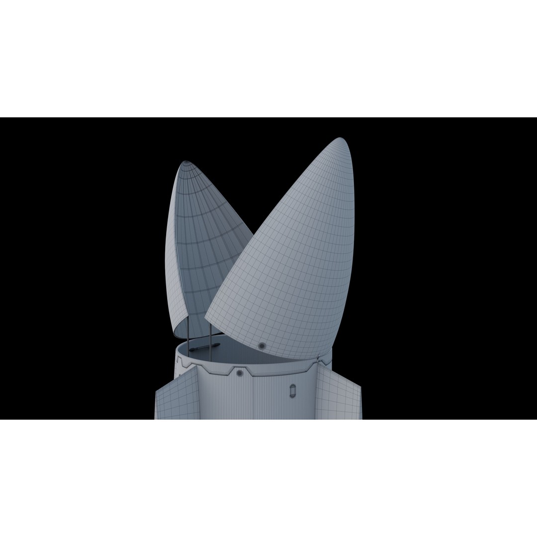Neutron Rocket 3D Model – Rigged PBR Asset for Animation, FBX - View 11