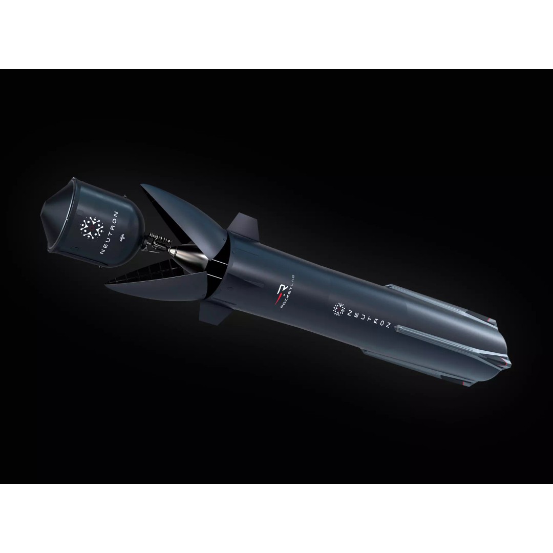 Neutron Rocket 3D Model – Rigged PBR Asset for Animation, FBX - View 2