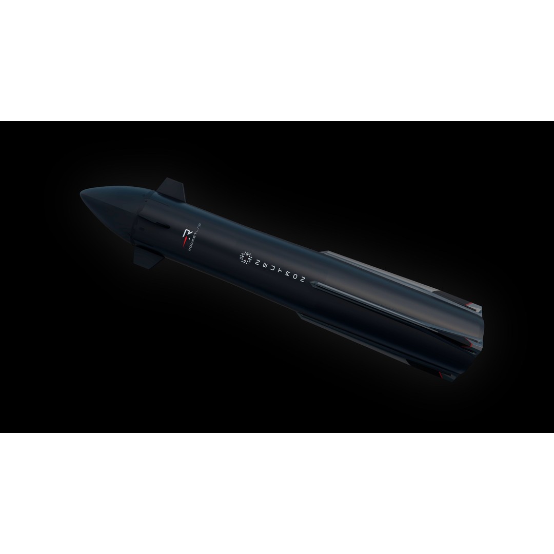 Neutron Rocket 3D Model – Rigged PBR Asset for Animation, FBX - View 4