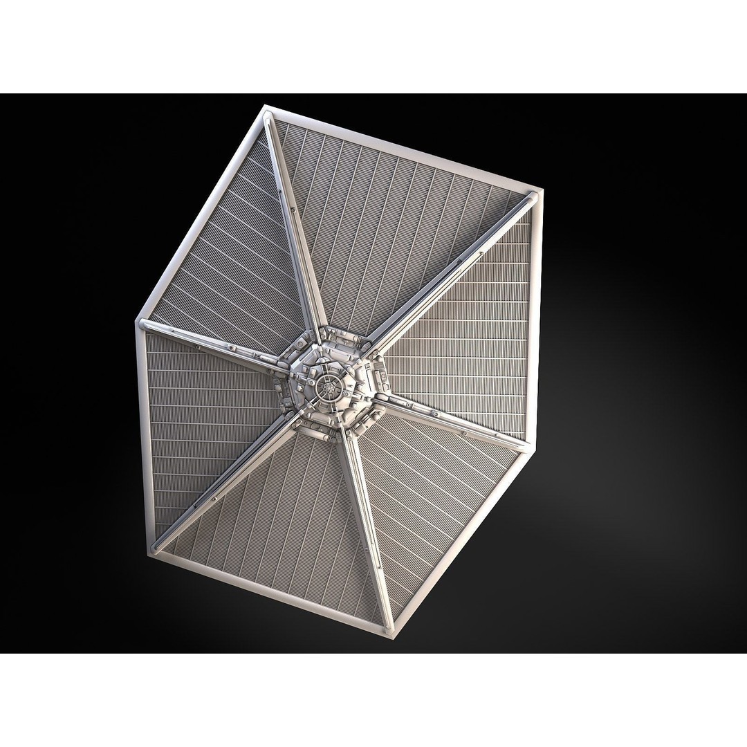 Star Wars Tie Fighter 3D Model – High Detail Spacecraft with Interior, FBX - View 14