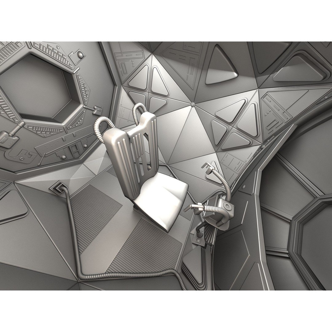 Star Wars Tie Fighter 3D Model – High Detail Spacecraft with Interior, FBX - View 17